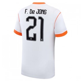 Nederländerna F. De Jong 21 Matchtröjor Borta Fotbollströja VM 2026