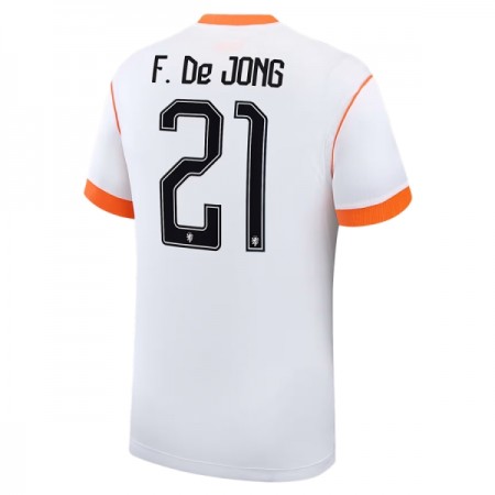Nederländerna F. De Jong 21 Matchtröjor Borta Fotbollströja VM 2026
