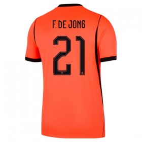 Nederländerna F. De Jong 21 Matchtröjor Hemma Fotbollströja VM 2026
