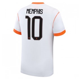 Nederländerna Memphis 10 Matchtröjor Borta Fotbollströja VM 2026