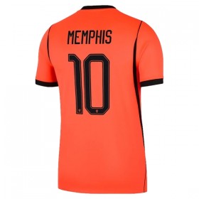 Nederländerna Memphis 10 Matchtröjor Hemma Fotbollströja VM 2026