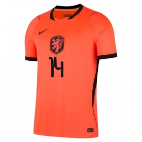 Nederländerna Reijnders 14 Matchtröjor Barn Hemma Fotbollströja VM 2026
