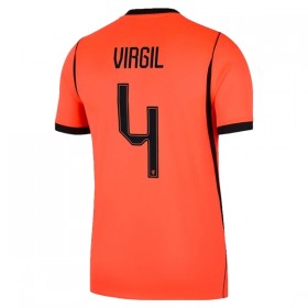 Nederländerna Virgil 4 Matchtröjor Hemma Fotbollströja VM 2026