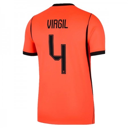 Nederländerna Virgil 4 Matchtröjor Hemma Fotbollströja VM 2026