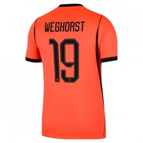 Nederländerna Weghorst 19 Matchtröjor Hemma Fotbollströja VM 2026