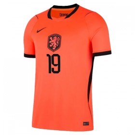 Nederländerna Weghorst 19 Matchtröjor Hemma Fotbollströja VM 2026