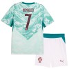Portugal Ronaldo 7 Matchtröjor Barn Borta Fotbollströja VM 2026 Portugal Ronaldo 7 Matchtröjor Barn Borta Fotbollströja VM 2026