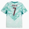 Portugal Ronaldo 7 Matchtröjor Barn Borta Fotbollströja VM 2026