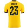 Ecuador Caicedo 23 Matchtröjor Hemma Fotbollströja VM 2026 Ecuador Caicedo 23 Matchtröjor Hemma Fotbollströja VM 2026