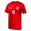 Kanada Davies 19 Matchtröjor Hemma Fotbollströja VM 2026
