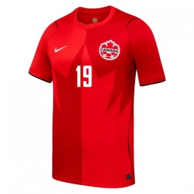 Kanada Davies 19 Matchtröjor Hemma Fotbollströja VM 2026