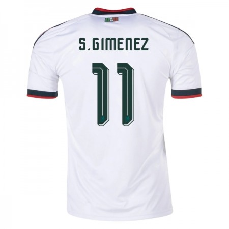 Mexiko S.Gimenez 11 Matchtröjor Borta Fotbollströja VM 2026 Mexiko S.Gimenez 11 Matchtröjor Borta Fotbollströja VM 2026