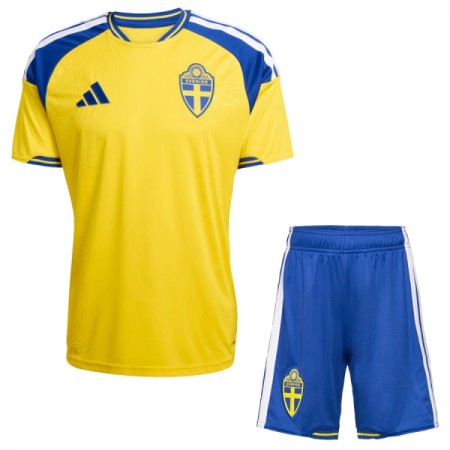 Sverige Matchtröjor Barn Hemma Fotbollströja VM 2026