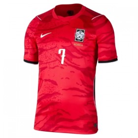 Sydkorea Son 7 Matchtröjor Hemma Fotbollströja VM 2026
