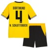 Borussia Dortmund N. Schlotterbeck 4 Matchtröjor Barn Hemma Fotbollströja 2026-27 Borussia Dortmund N. Schlotterbeck 4 Matchtröjor Barn Hemma Fotbollströja 2026-27