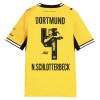 Borussia Dortmund N. Schlotterbeck 4 Matchtröjor Hemma Fotbollströja 2026-27 Borussia Dortmund N. Schlotterbeck 4 Matchtröjor Hemma Fotbollströja 2026-27