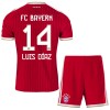 FC Bayern München Luis Diaz 14 Matchtröjor Barn Hemma Fotbollströja 2026-27