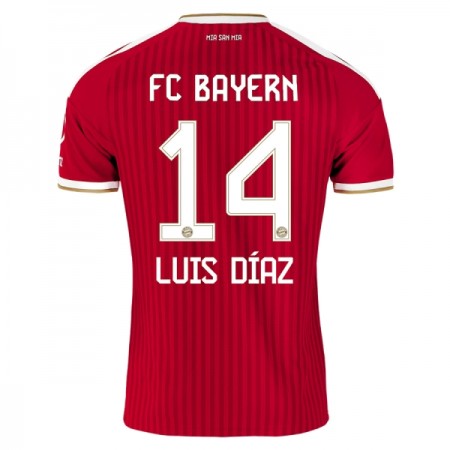 FC Bayern München Luis Diaz 14 Matchtröjor Hemma Fotbollströja 2026-27 FC Bayern München Luis Diaz 14 Matchtröjor Hemma Fotbollströja 2026-27