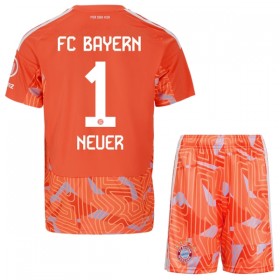 FC Bayern München Neuer 1 Matchtröjor Målvakt Barn Borta Fotbollströja 2026-27