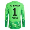 FC Bayern München Neuer 1 Matchtröjor Målvakt Hemma Fotbollströja 2026-27 Långärmad