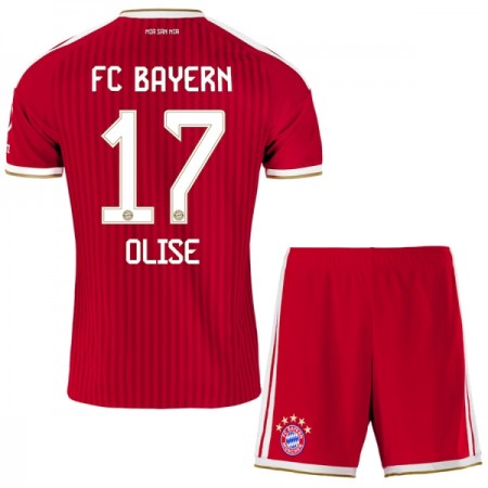 FC Bayern München Olise 17 Matchtröjor Barn Hemma Fotbollströja 2026-27