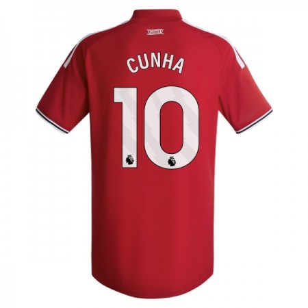 Manchester United Cunha 10 Matchtröjor Hemma Fotbollströja 2026-27 Manchester United Cunha 10 Matchtröjor Hemma Fotbollströja 2026-27