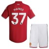 Manchester United Mainoo 37 Matchtröjor Barn Hemma Fotbollströja 2026-27 Manchester United Mainoo 37 Matchtröjor Barn Hemma Fotbollströja 2026-27
