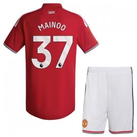 Manchester United Mainoo 37 Matchtröjor Barn Hemma Fotbollströja 2026-27