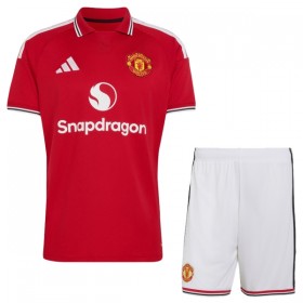 Manchester United Matchtröjor Barn Hemma Fotbollströja 2026-27