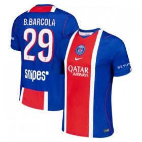 Paris Saint-Germain Bradley Barcola 29 Matchtröjor Hemma Fotbollströja 2026-27