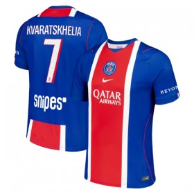 Paris Saint-Germain Kvaratskhelia 7 Matchtröjor Hemma Fotbollströja 2026-27