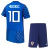 Kroatien Modrić 10 Matchtröjor Barn Borta Fotbollströja VM 2026