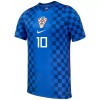 Kroatien Modrić 10 Matchtröjor Barn Borta Fotbollströja VM 2026