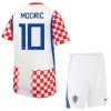 Kroatien Modrić 10 Matchtröjor Barn Hemma Fotbollströja VM 2026