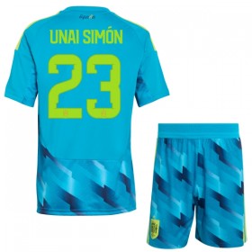 Spanien Unai Simon 23 Matchtröjor Målvakt Barn VM 2026