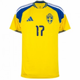 Sverige Gyokeres 17 Matchtröjor Hemma Fotbollströja VM 2026