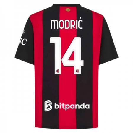 AC Milan Modrić 14 Matchtröjor Hemma Fotbollströja 2026-27 AC Milan Modrić 14 Matchtröjor Hemma Fotbollströja 2026-27