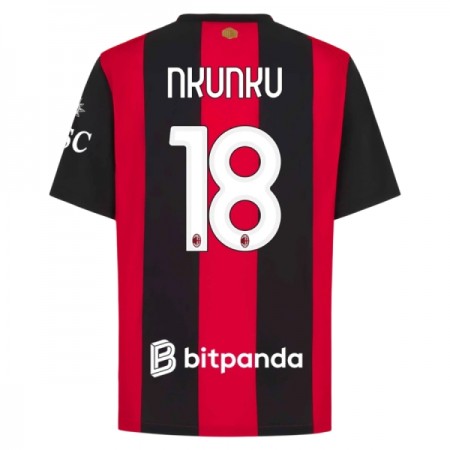 AC Milan Nkunku 18 Matchtröjor Hemma Fotbollströja 2026-27 AC Milan Nkunku 18 Matchtröjor Hemma Fotbollströja 2026-27