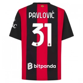 AC Milan Pavlovic 31 Matchtröjor Hemma Fotbollströja 2026-27