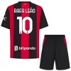 AC Milan Rafael Leao 10 Matchtröjor Barn Hemma Fotbollströja 2026-27