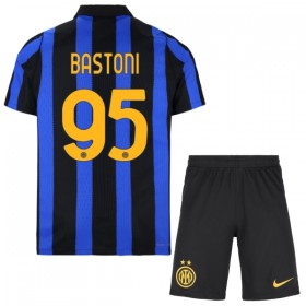Inter Milan Bastoni 95 Matchtröjor Barn Hemma Fotbollströja 2026-27