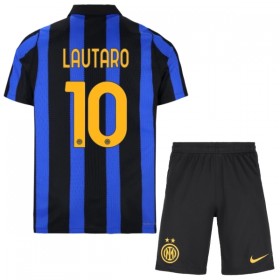 Inter Milan Lautaro 10 Matchtröjor Barn Hemma Fotbollströja 2026-27