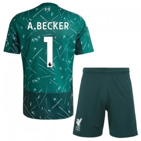 Liverpool A. Becker 1 Matchtröjor Målvakt Barn Hemma Fotbollströja 2026-27 Grön