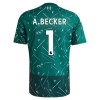 Liverpool A. Becker 1 Matchtröjor Målvakt Barn Hemma Fotbollströja 2026-27 Grön