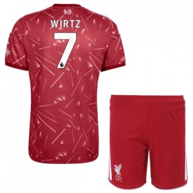 Liverpool Wirtz 7 Matchtröjor Barn Hemma Fotbollströja 2026-27
