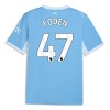 Manchester City Foden 47 Matchtröjor Hemma Fotbollströja 2026-27 Manchester City Foden 47 Matchtröjor Hemma Fotbollströja 2026-27