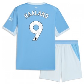 Manchester City Haaland 9 Matchtröjor Barn Hemma Fotbollströja 2026-27