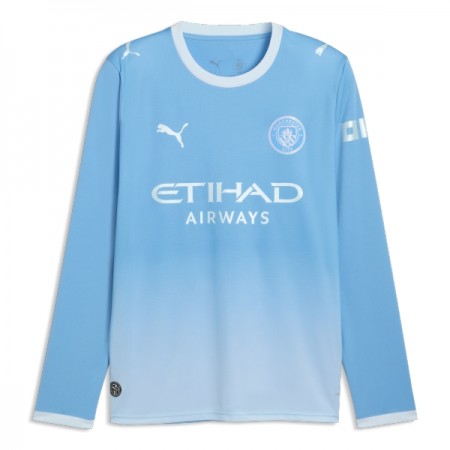 Manchester City Matchtröjor Hemma Fotbollströja 2026-27 Långärmad Manchester City Matchtröjor Hemma Fotbollströja 2026-27 Långärmad