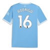 Manchester City Rodrigo 16 Matchtröjor Hemma Fotbollströja 2026-27 Manchester City Rodrigo 16 Matchtröjor Hemma Fotbollströja 2026-27