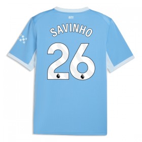 Manchester City Savinho 26 Matchtröjor Hemma Fotbollströja 2026-27